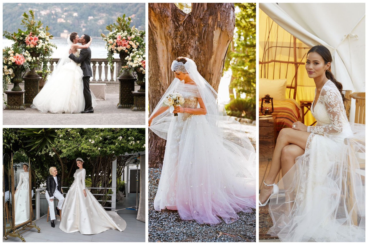 celebrity-favorite wedding dress designers. my location is united states. 12 Wedding Dress Designers We Keep Seeing on Real Brides in Vogue