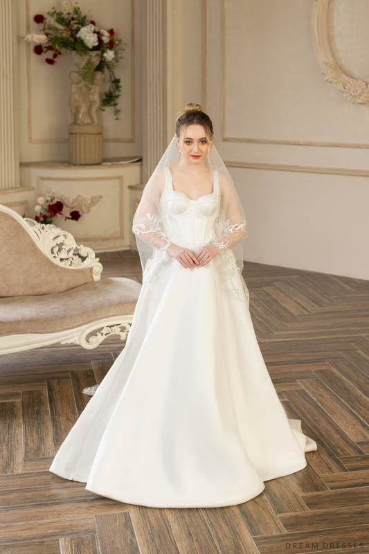 Two Layers Bridal Veil (#LENA) - Dream Dresses by P.M.N.
