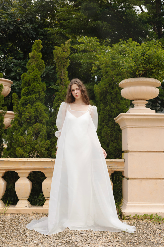 Organza Bridal Wedding Dress (#NAYANE) - Dream Dresses by P.M.N.