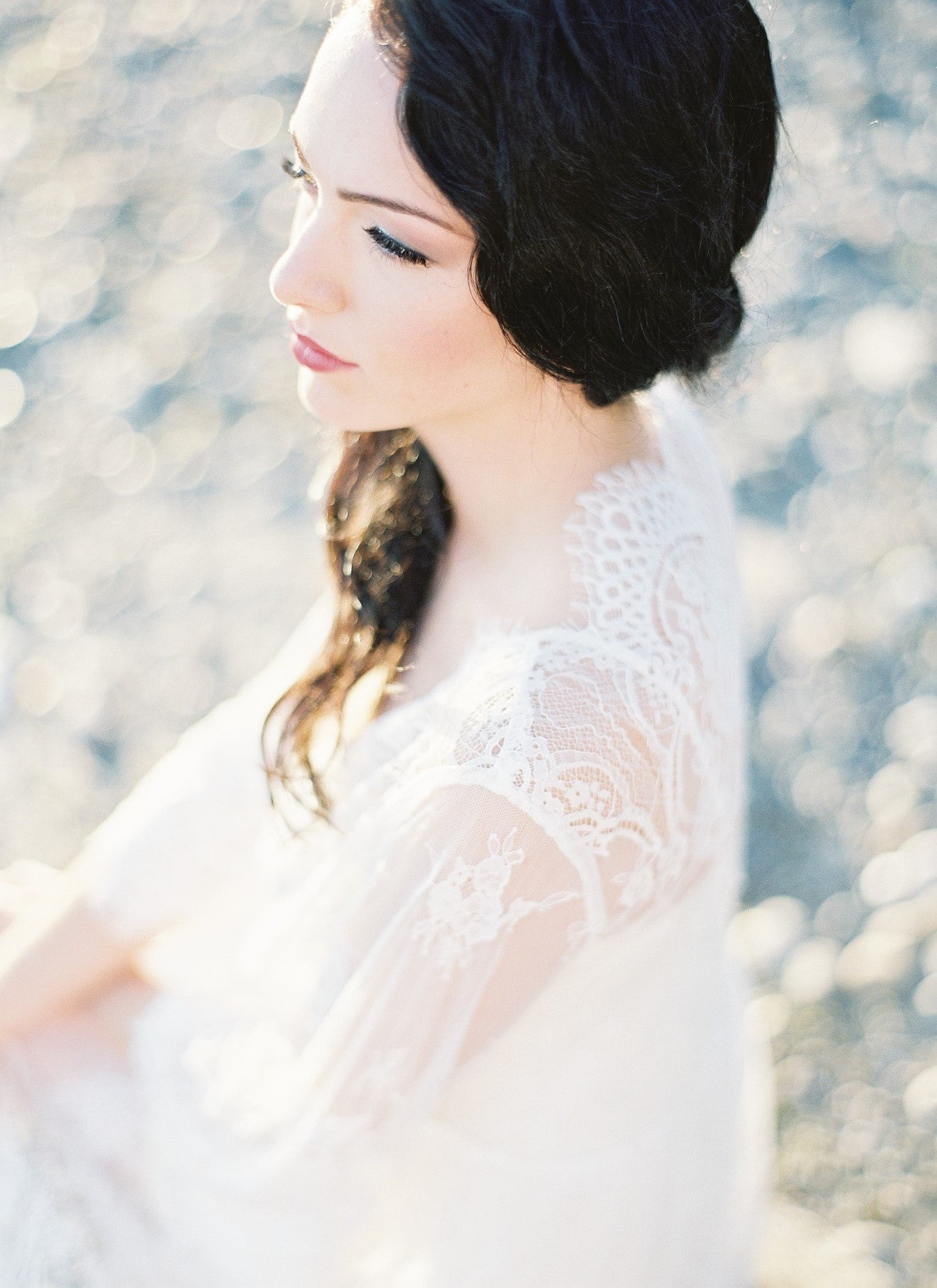 Bridal Lace Robe (#Vela)