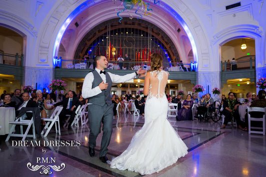 Sheer Back Mermaid Wedding Gown (Style #PB198) - Dream Dresses by P.M.N
- 3