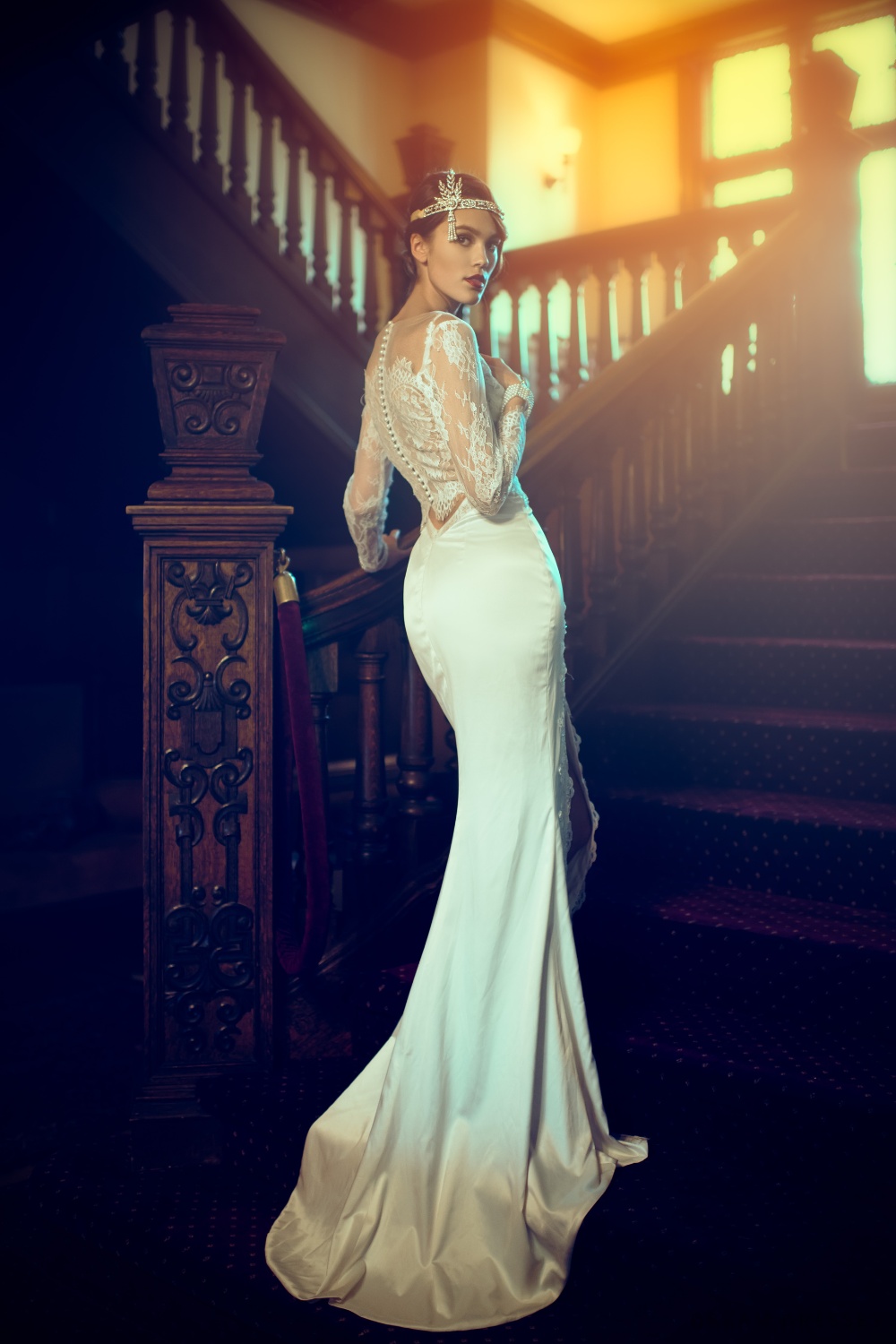 Long Sleeves Wedding Dress Topper (#LALISA)