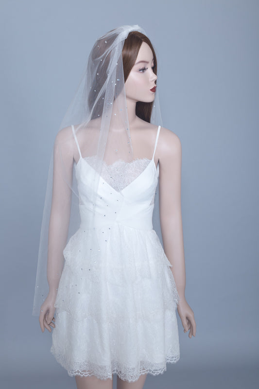 Swarovski Crystals Veil (#Gaia) - Dream Dresses by P.M.N
- 1