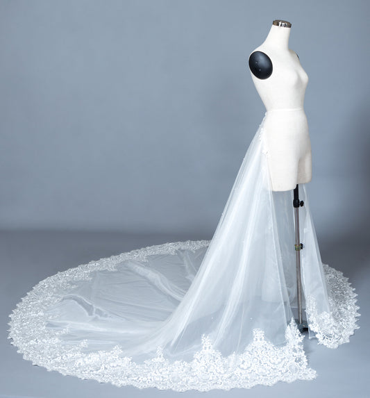Detachable Lace Wedding Train (#Beryl) - Dream Dresses by P.M.N
- 1