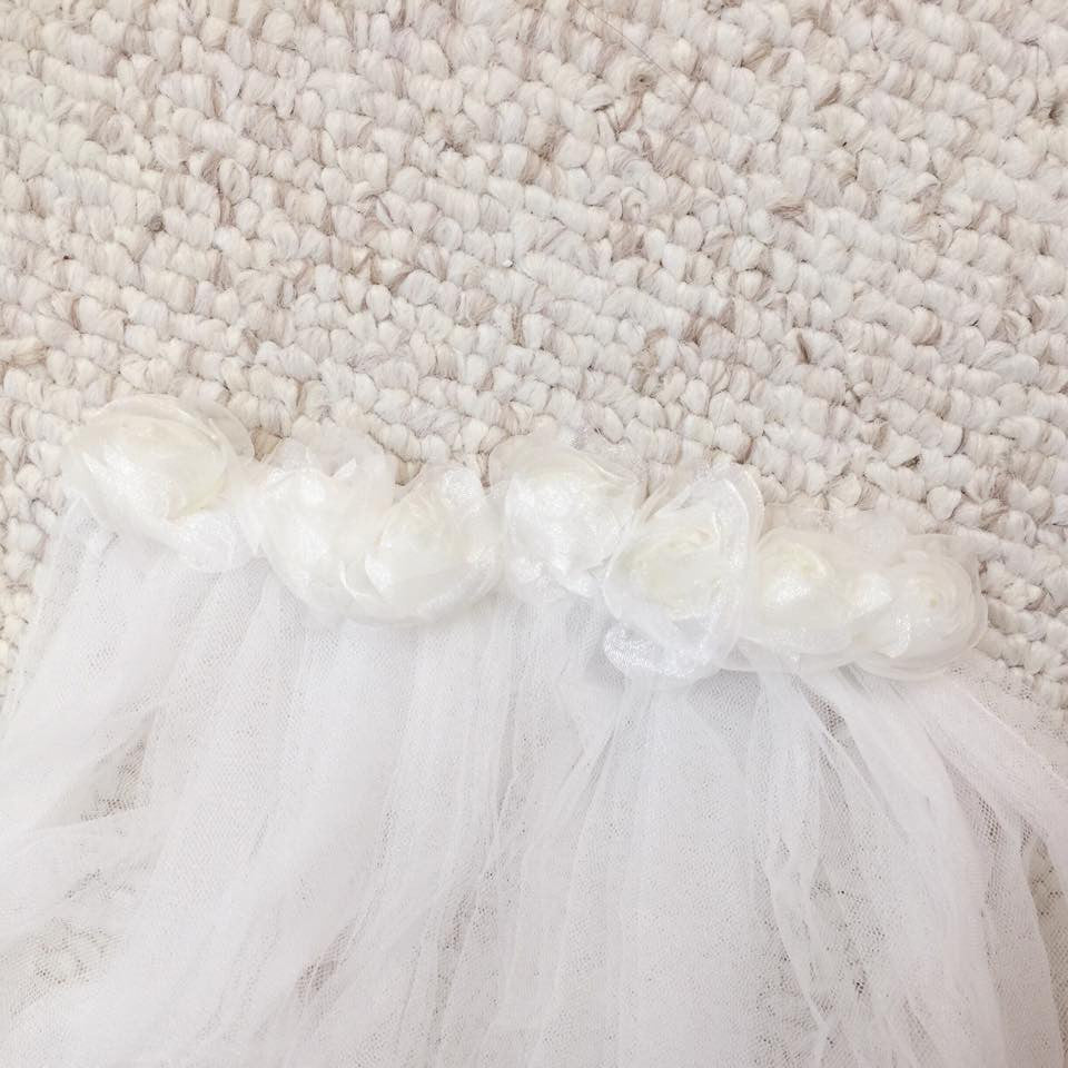 Detachable Cathedral Bridal Tulle Train (#NAIYA)