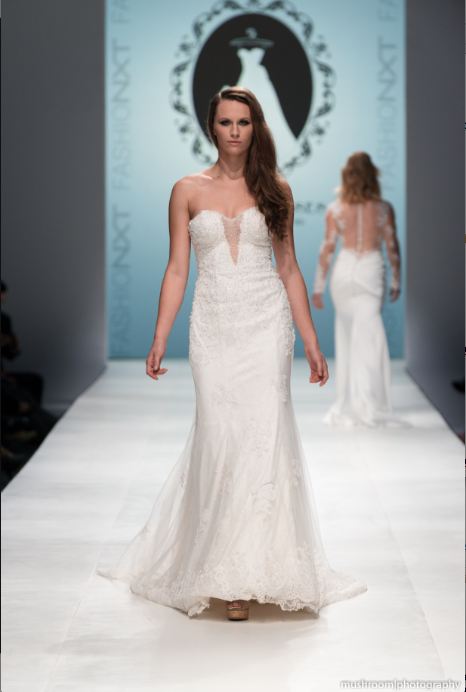 Strapless Plunging Neckline Mermaid Wedding Dress (Style Rosaleen #PB252) - Dream Dresses by P.M.N
 - 1