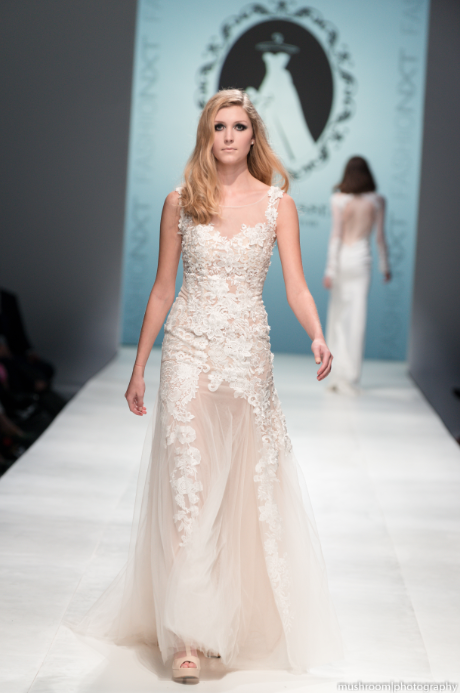 SAMPLE SALE/ Blush Pink Sheer All Over Lace Tulle Dress (#PB070) - Dream Dresses by P.M.N
- 1