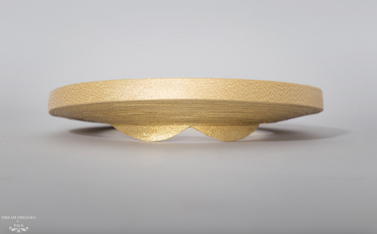Ao Dai Hat | Vietnamese Bridal Hat (#GOLD) - Dream Dresses by P.M.N.