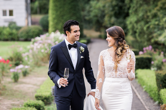 Long Sleeve Satin Wedding Dress (#Lindsey) - Dream Dresses by P.M.N.