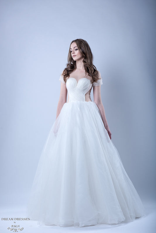 Tulle Ball Gown Wedding Dress (#Kennadie) - Dream Dresses by P.M.N
- 1