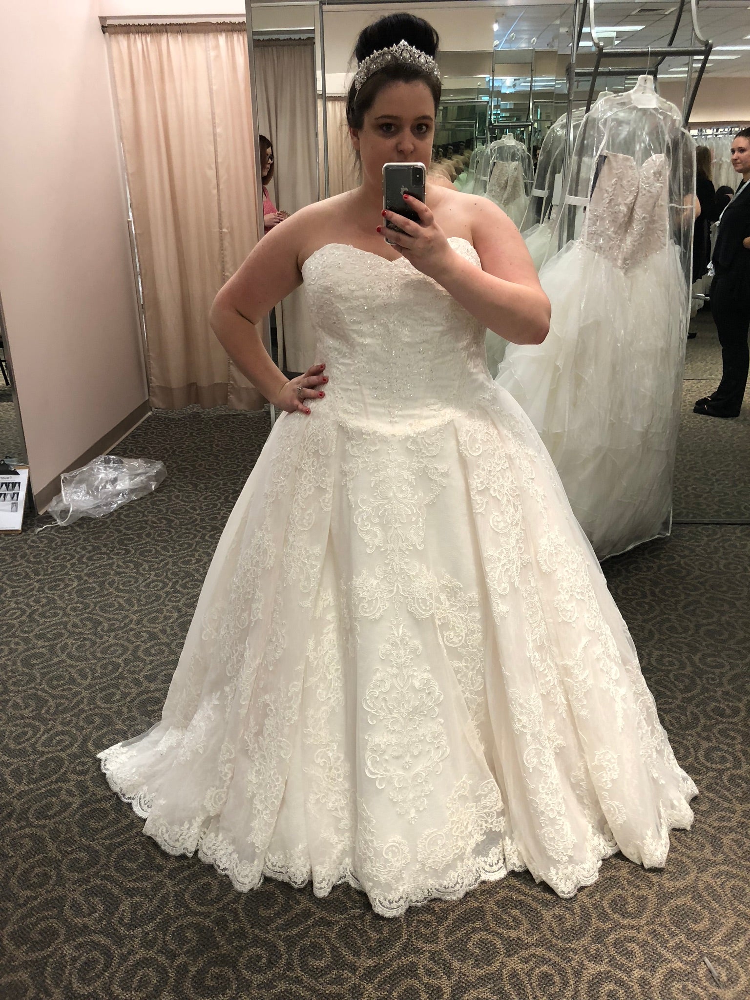 Custom Black Gown for Caitlin Fryer