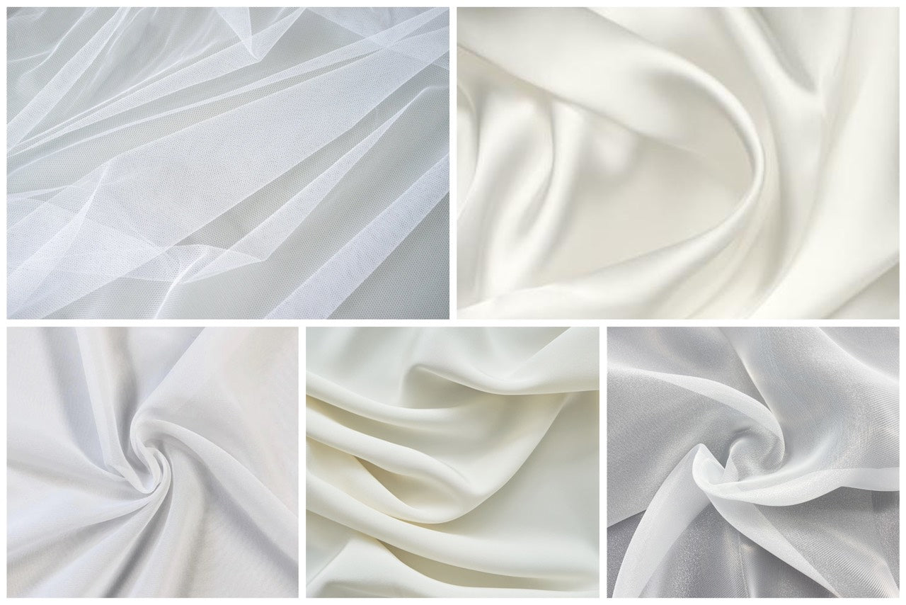 YOUR GUIDE TO WEDDING DRESS FABRICS AND MATERIALS