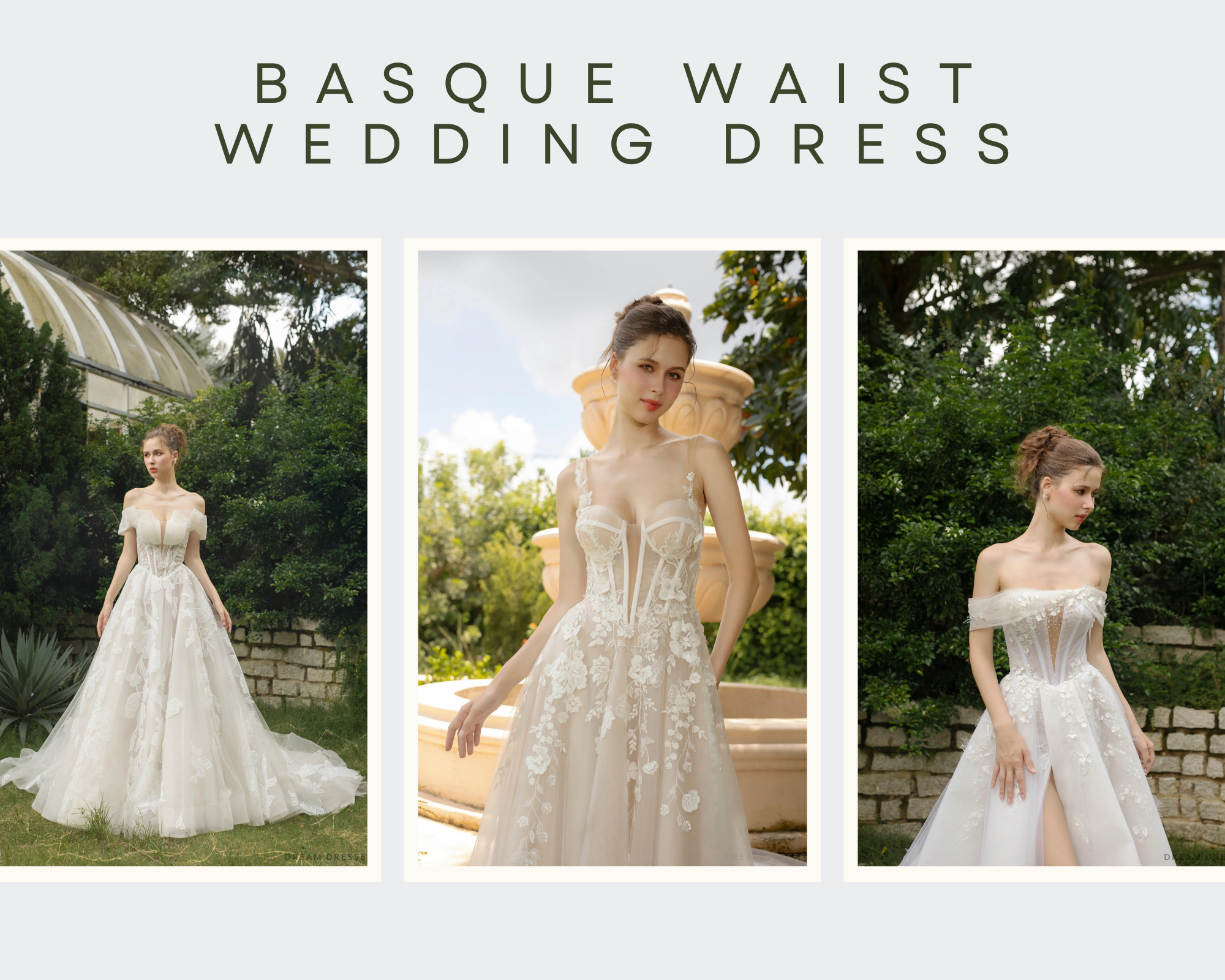THE BASQUE WAIST WEDDING DRESS: HOTTEST BRIDAL TREND RIGHT NOW