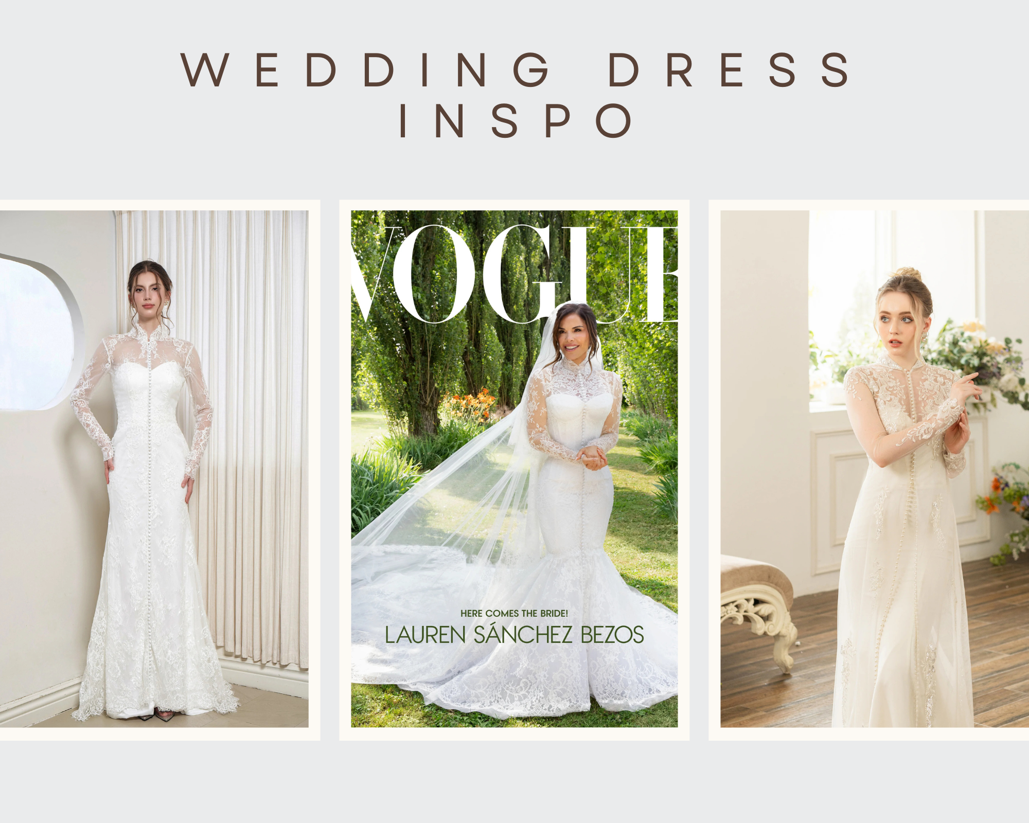 INSPIRED BY LAUREN SÁNCHEZ’S WEDDING GOWN? MEET OUR LOOKALIKE DRESSES