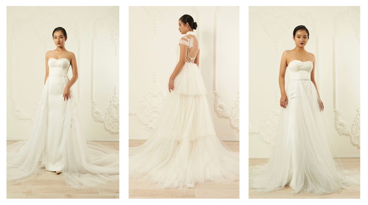 LUXURY BRIDAL TRAINS AND SKIRTS