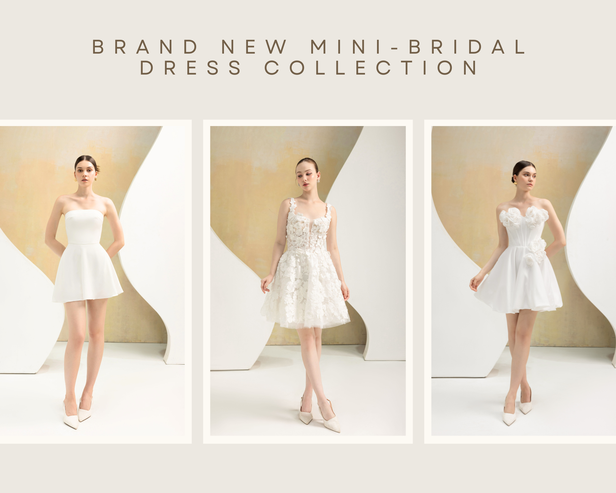 BRAND NEW MINI BRIDAL DRESS COLLECTION