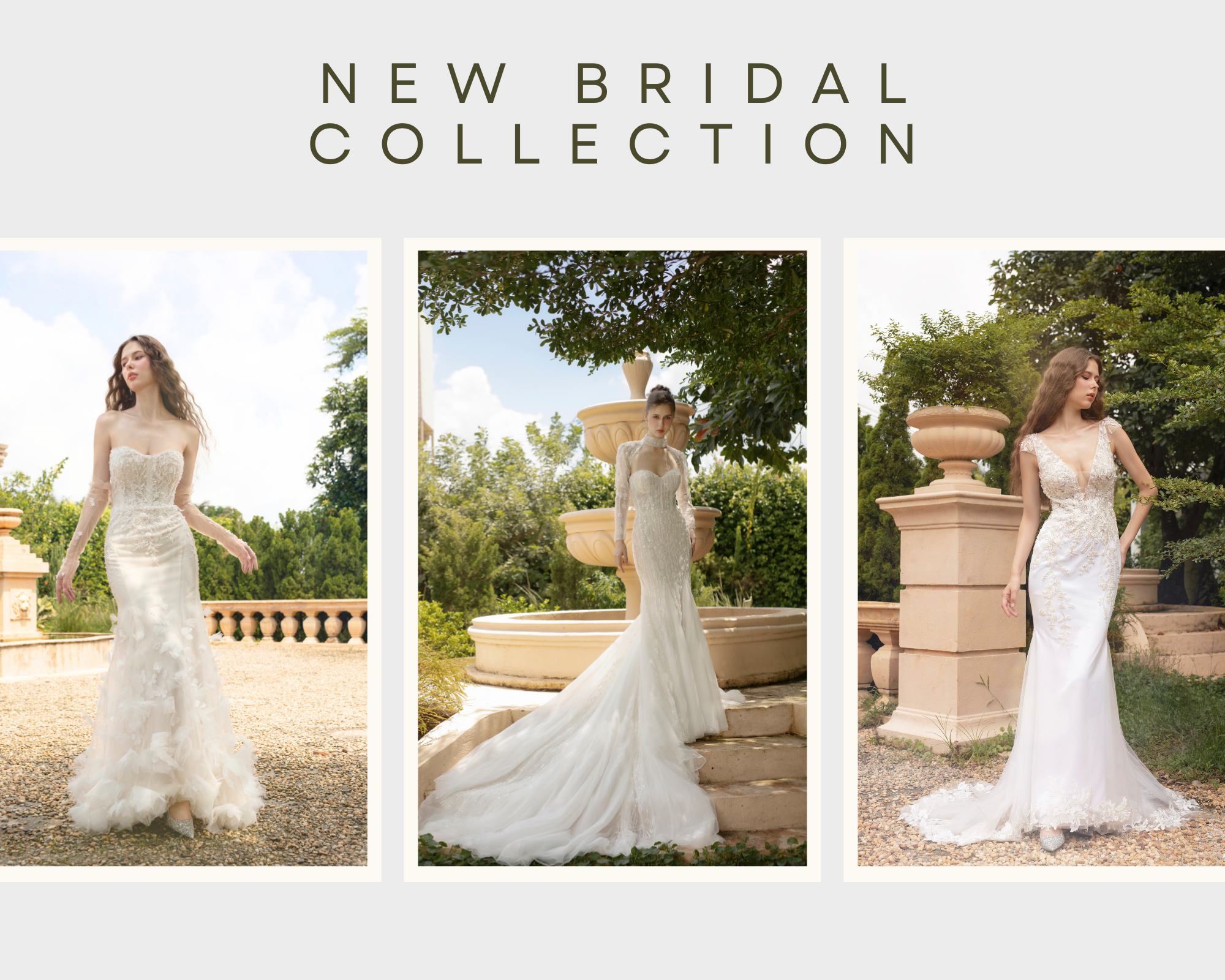 NEW BRIDAL COLLECTION: SULTRY ELEGANCE MEETS TIMELESS ROMANCE