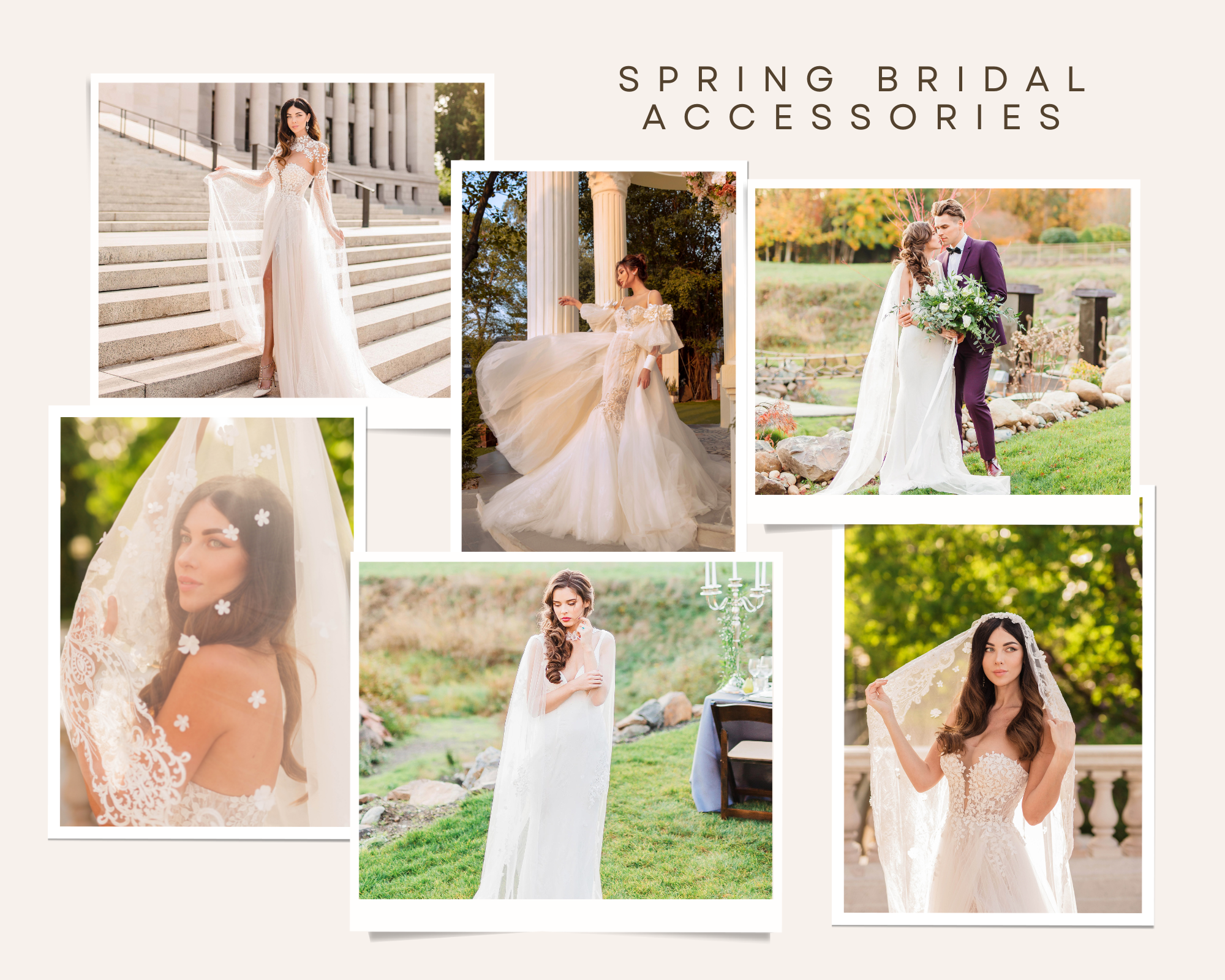 BEAUTIFUL SPRING BRIDAL ACCESSORIES