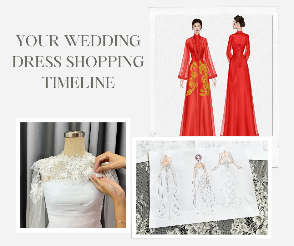 A GUIDE TO YOUR WEDDING DRESS SHOPPING TIMELINE