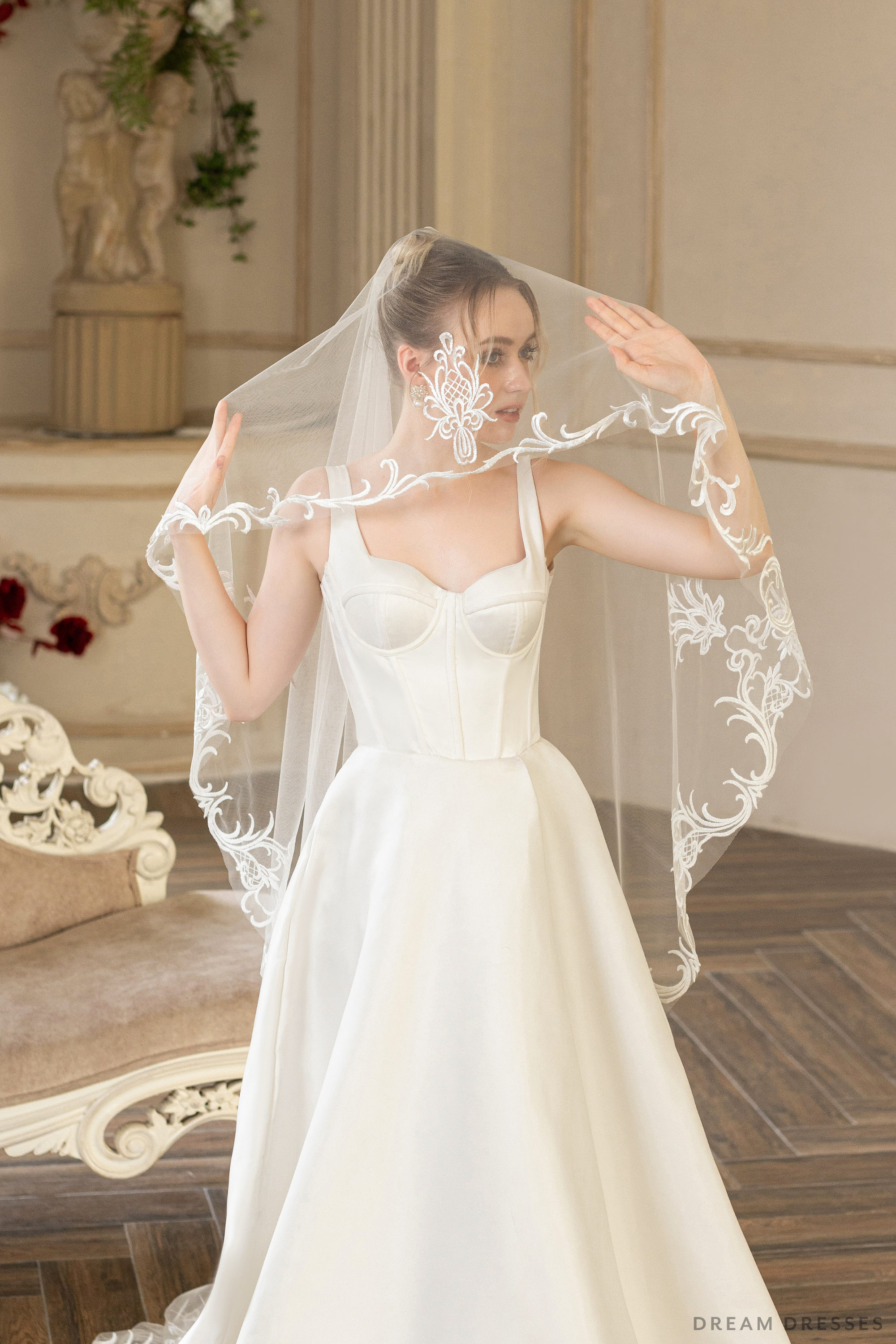 Two Layers Bridal Veil (#LENA)