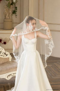 Two Layers Bridal Veil (#LENA) - Dream Dresses by P.M.N.