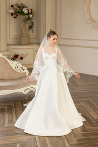 Two Layers Bridal Veil (#LENA) - Dream Dresses by P.M.N.