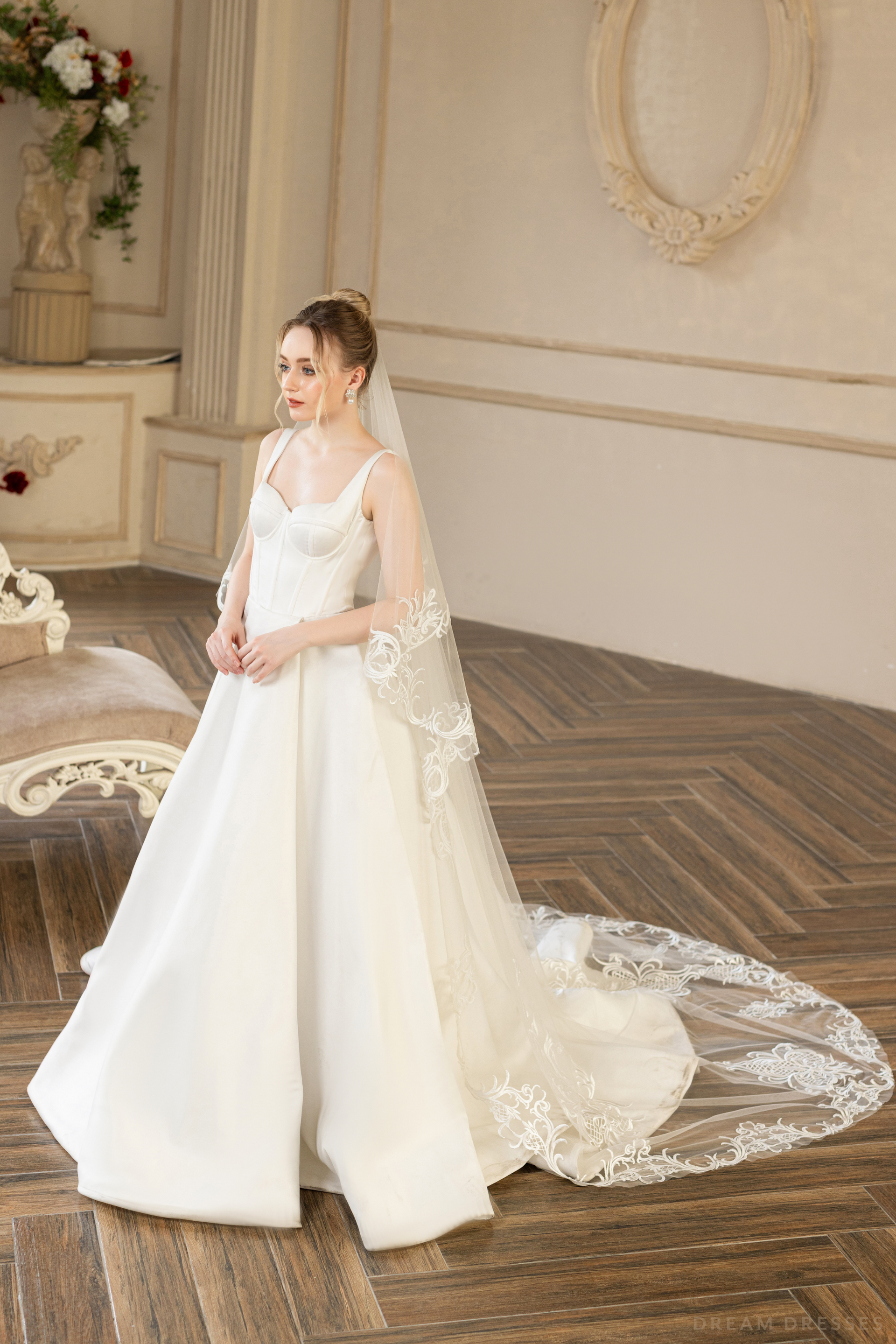 Two Layers Bridal Veil (#LENA) - Dream Dresses by P.M.N.