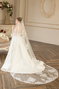 Two Layers Bridal Veil (#LENA) - Dream Dresses by P.M.N.