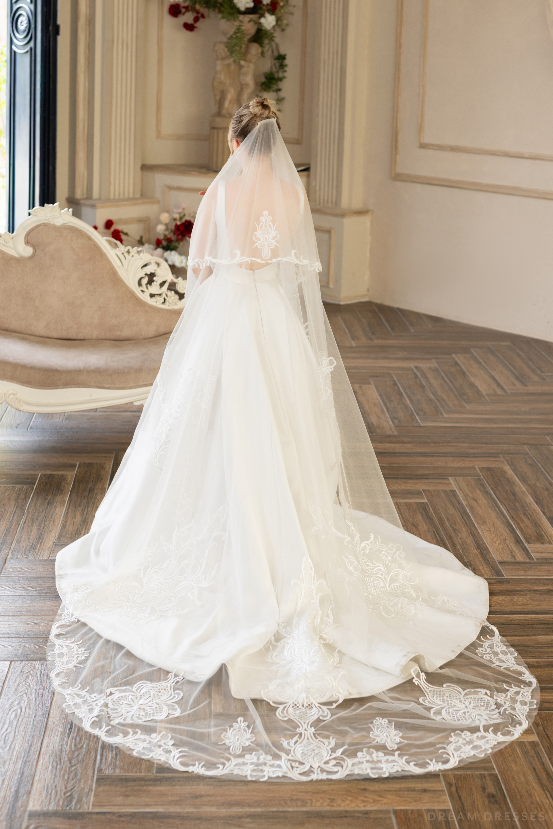 Two Layers Bridal Veil (#LENA) - Dream Dresses by P.M.N.