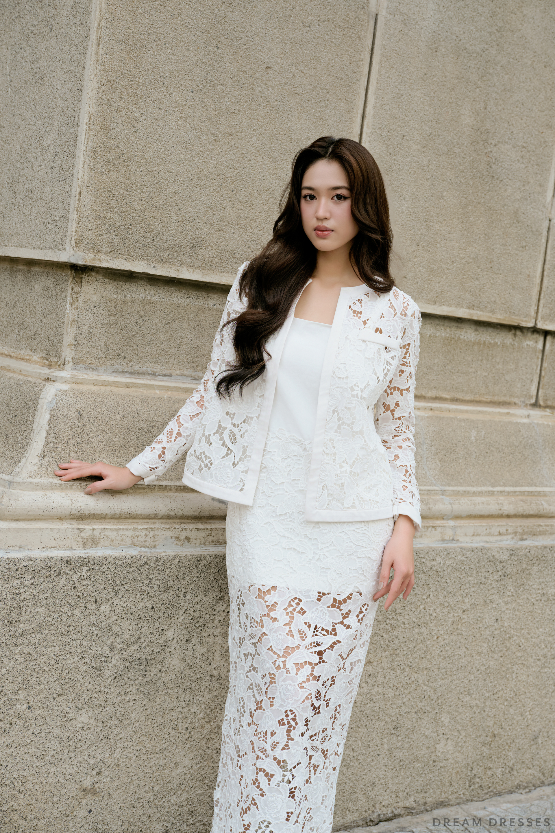 Rehearsal Dinner Lace Dress (#PANDORA) - Dream Dresses by P.M.N.