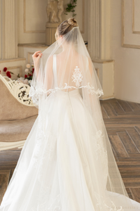 Two Layers Bridal Veil (#LENA) - Dream Dresses by P.M.N.