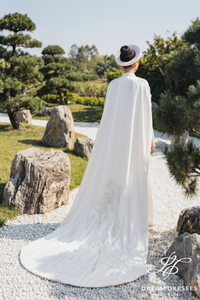 Ao Dai Bridal Cape (#TRUC)