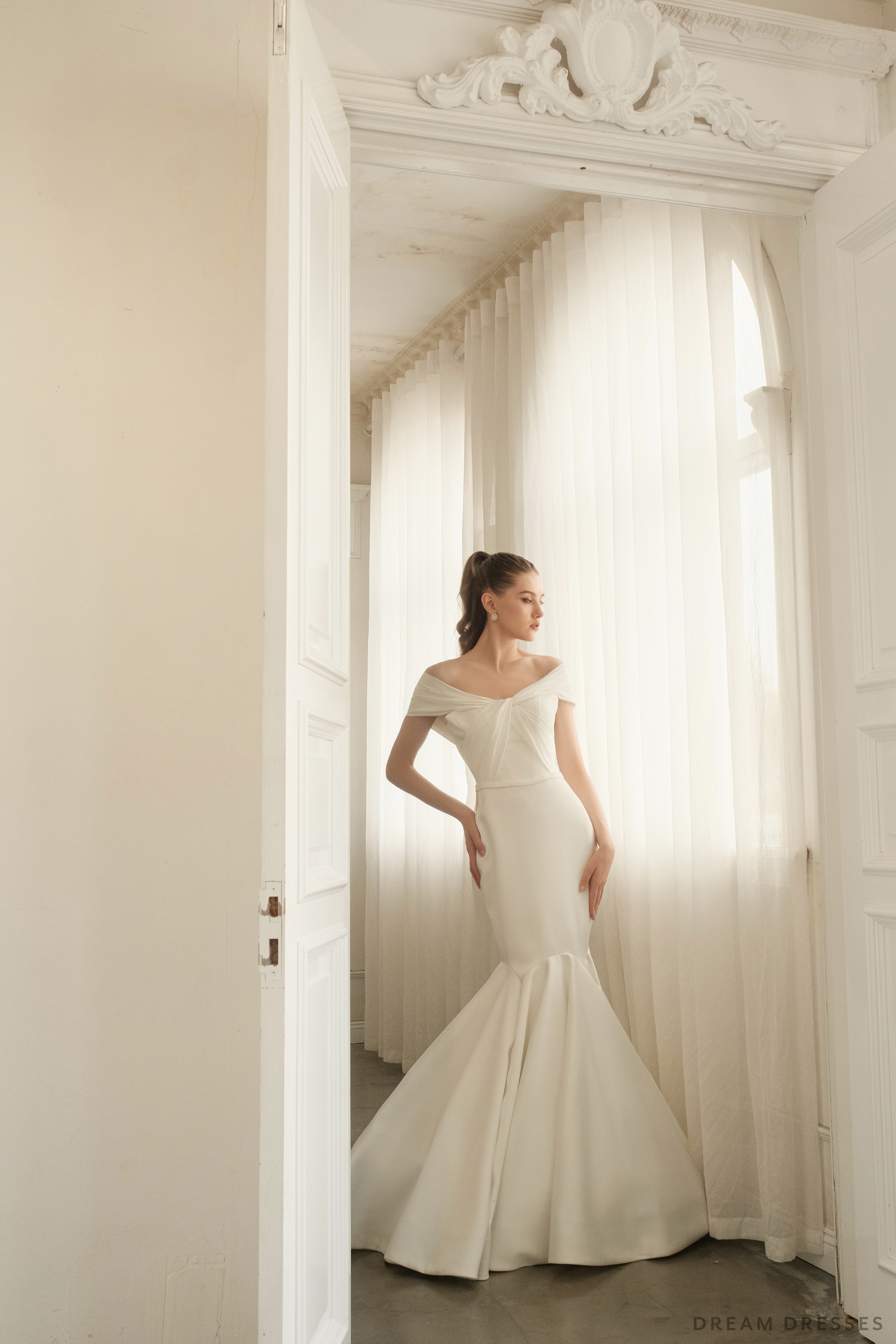 Off Shoulder Trumpet Wedding Dress Off Shoulder Trumpet Wedding Dress