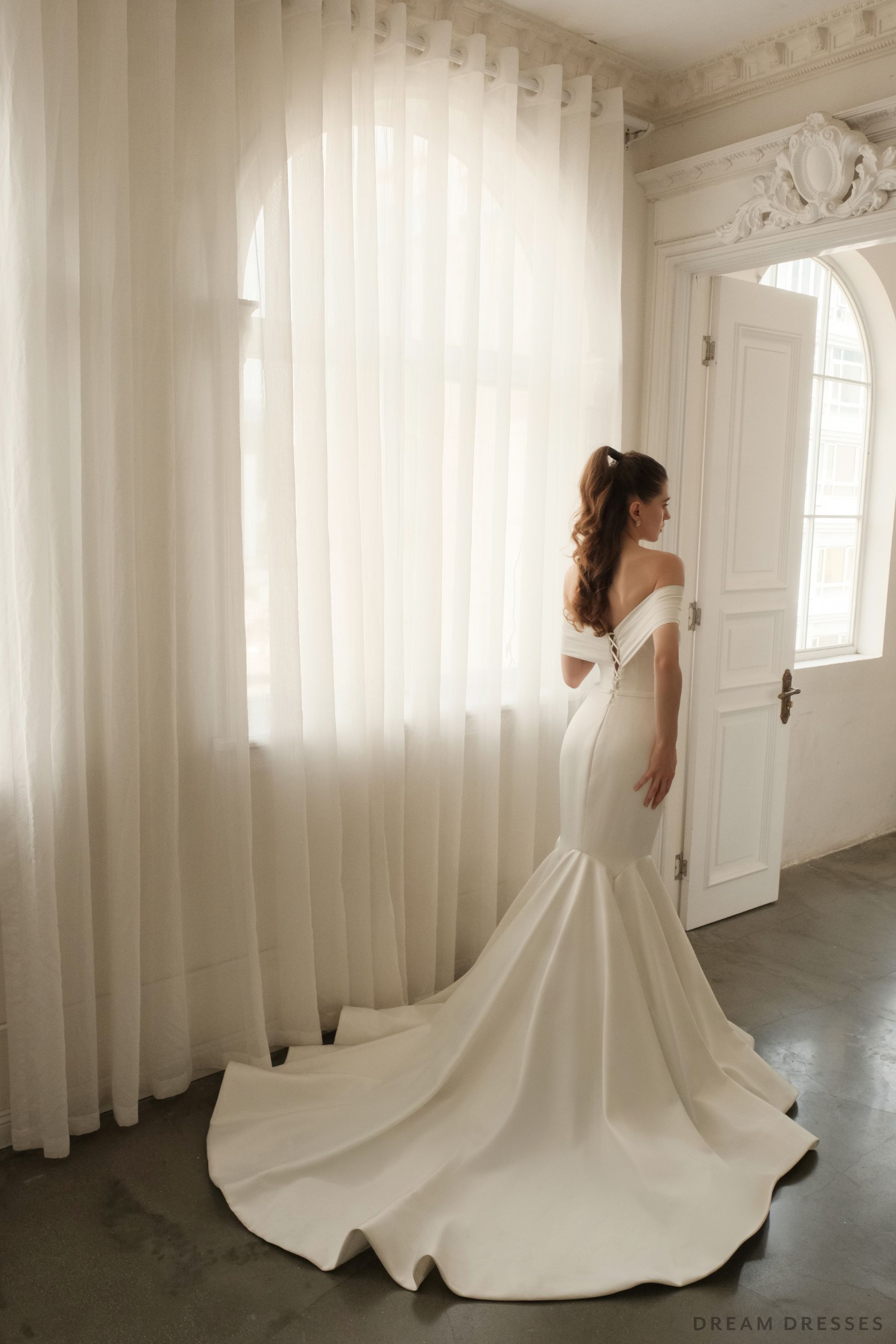 Off Shoulder Trumpet Wedding Dress Off Shoulder Trumpet Wedding Dress