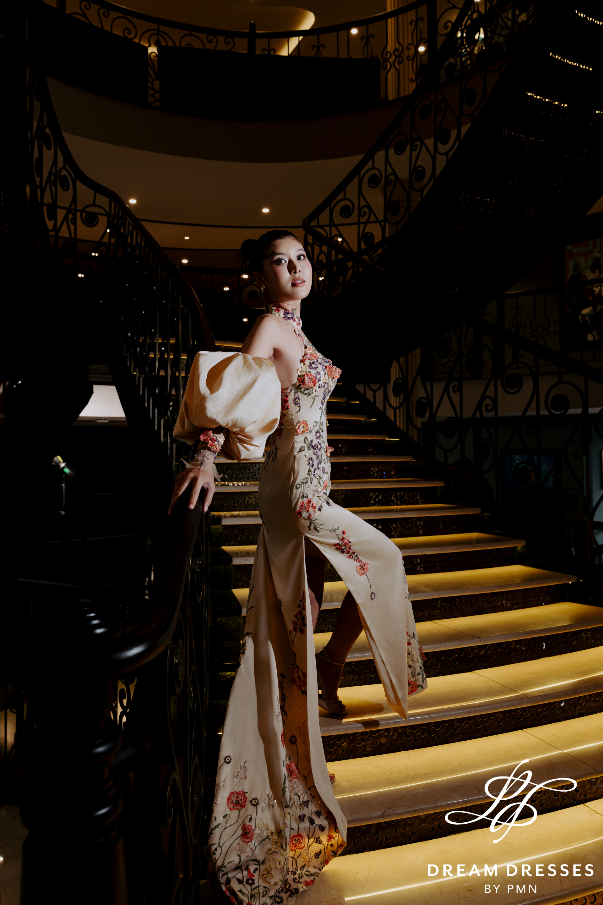 Ivory Chinese Cheongsam wedding dress (#JINYU)