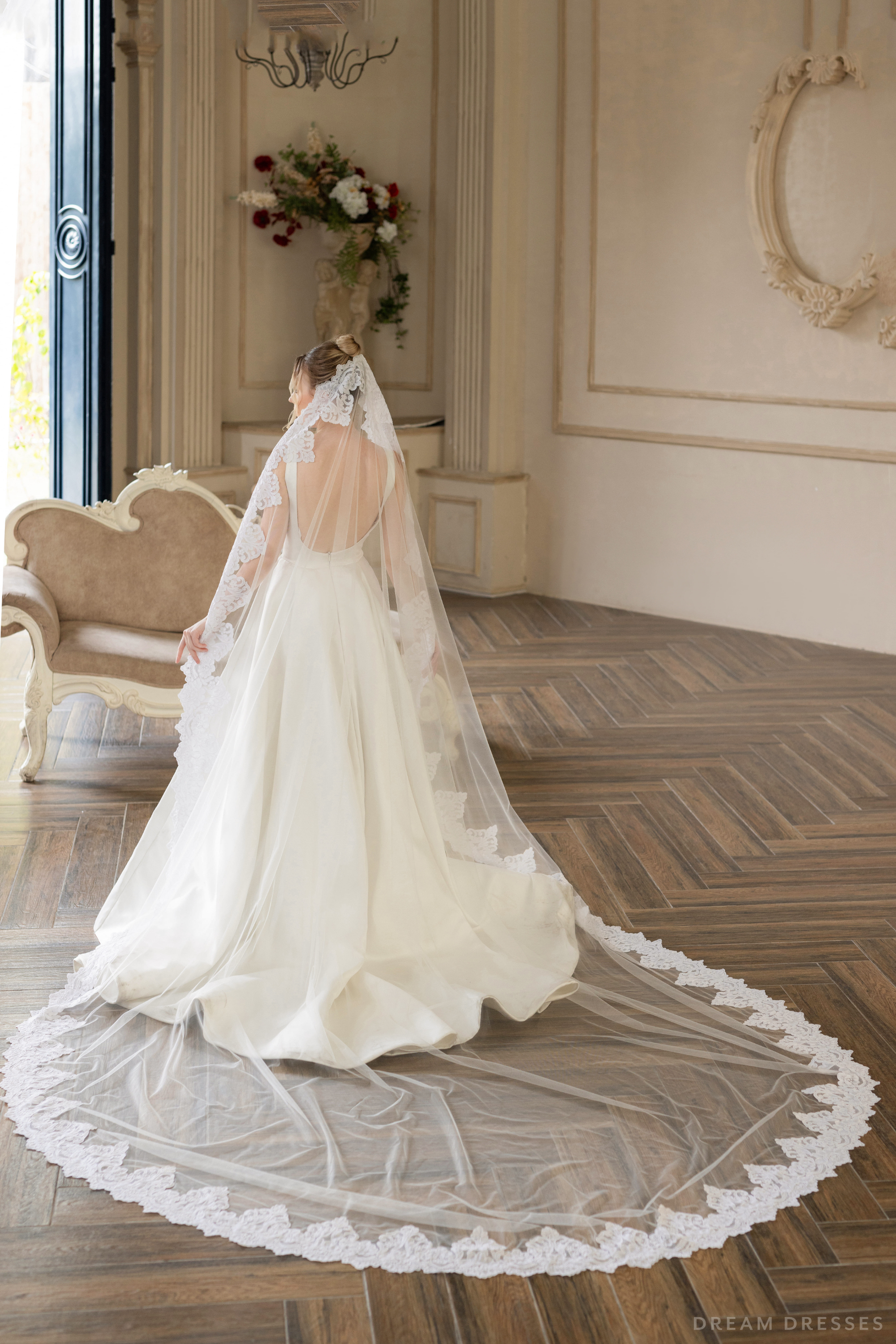 Mantilla Cathedral Wedding Veil (#JULEEN)