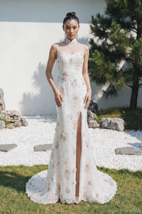 Bridal Cheongsam | Couture Lace Modern Cheongsam Bridal Dress (#ZARIA) - Dream Dresses by P.M.N.