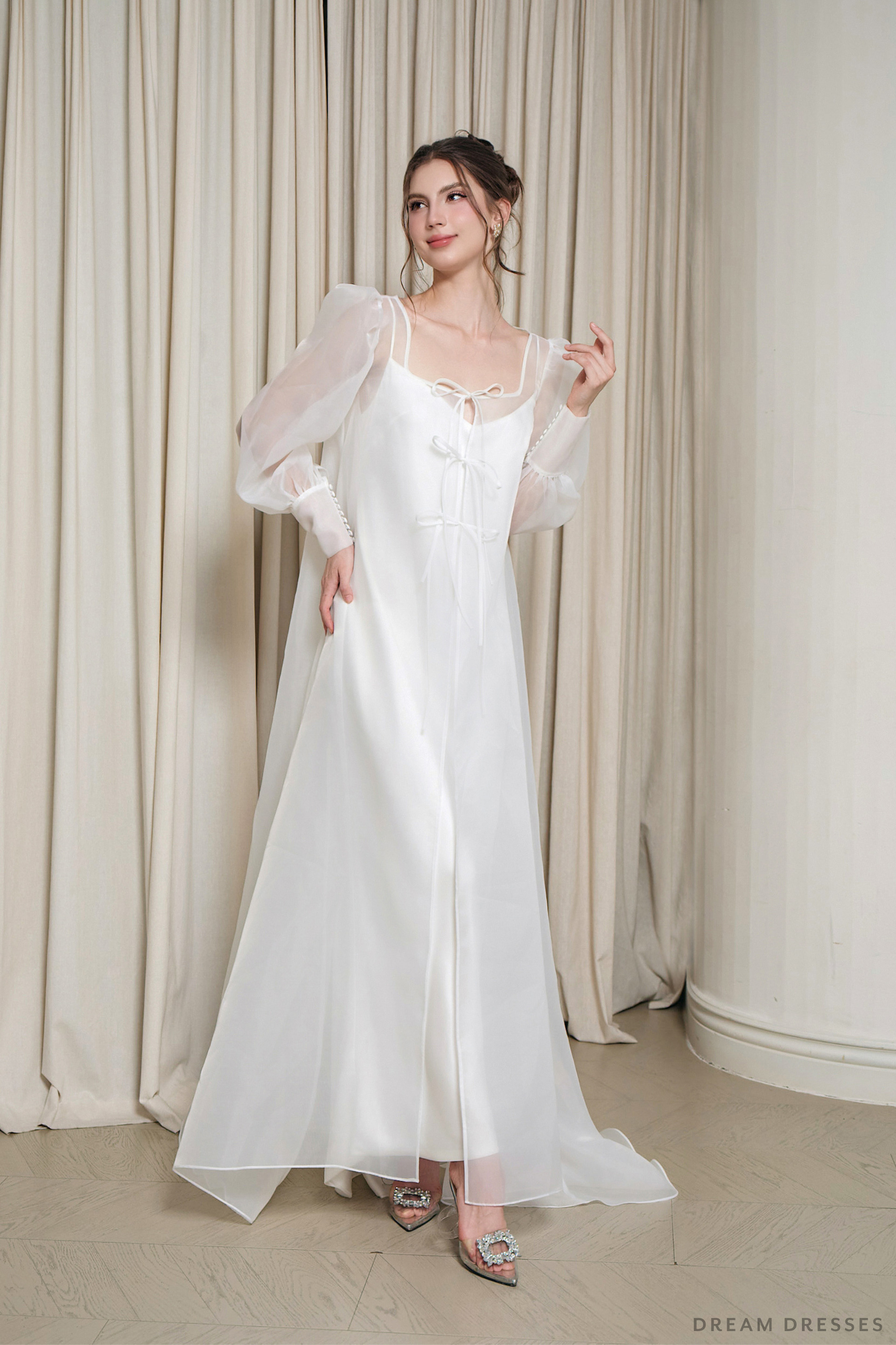 Organza Bridal Wedding Dress (#ESMA) - Dream Dresses by P.M.N.