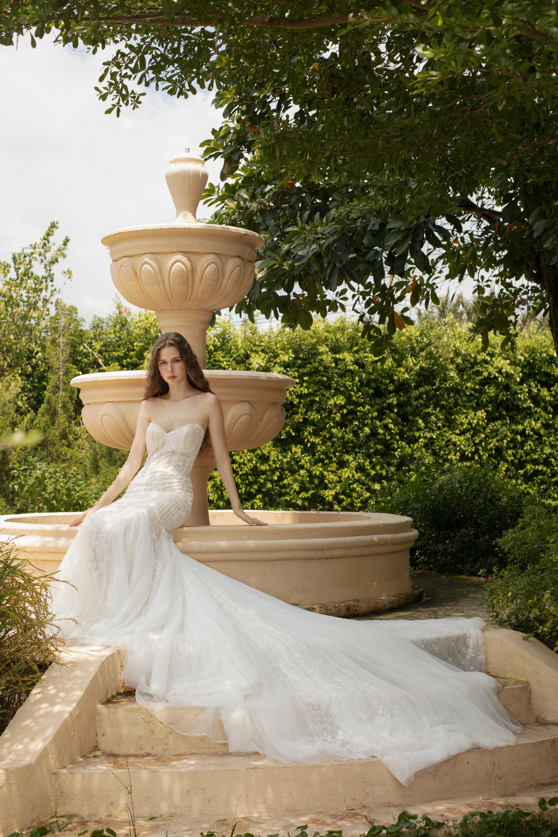 Fit and Flare Wedding Dress (#LIZA) - Dream Dresses by P.M.N.