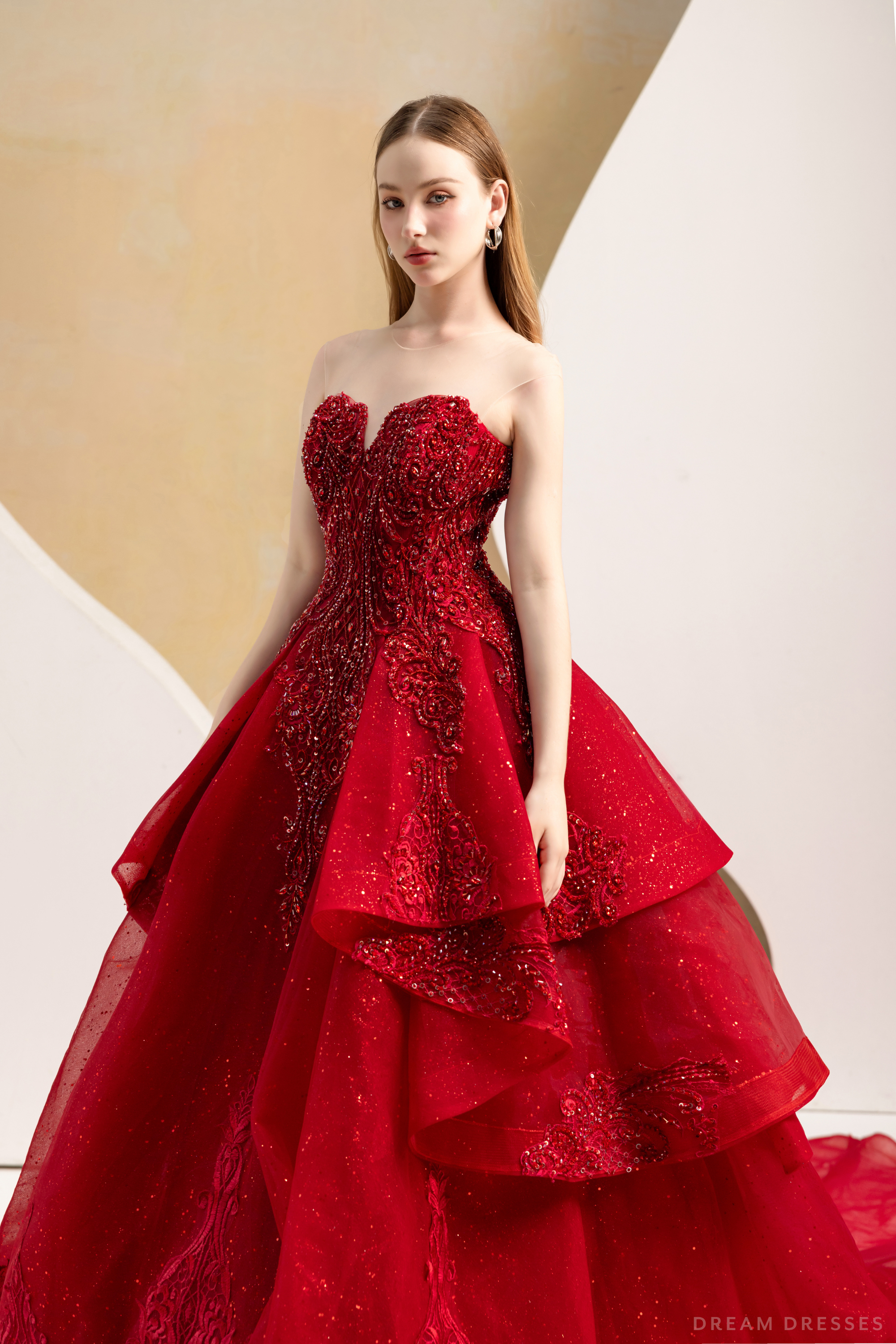 Red Ball Gown Wedding Dress Imilia 1 | Dream Dresses Red Ball Gown Wedding Dress Imilia 1 | Dream Dresses