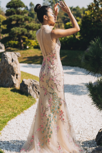 Bridal Cheongsam | Couture Lace Modern Cheongsam Bridal Dress (#XIAN) - Dream Dresses by P.M.N.
