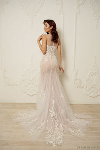 Lace Mermaid Wedding Dress (#ELYSIA) - Dream Dresses by P.M.N.