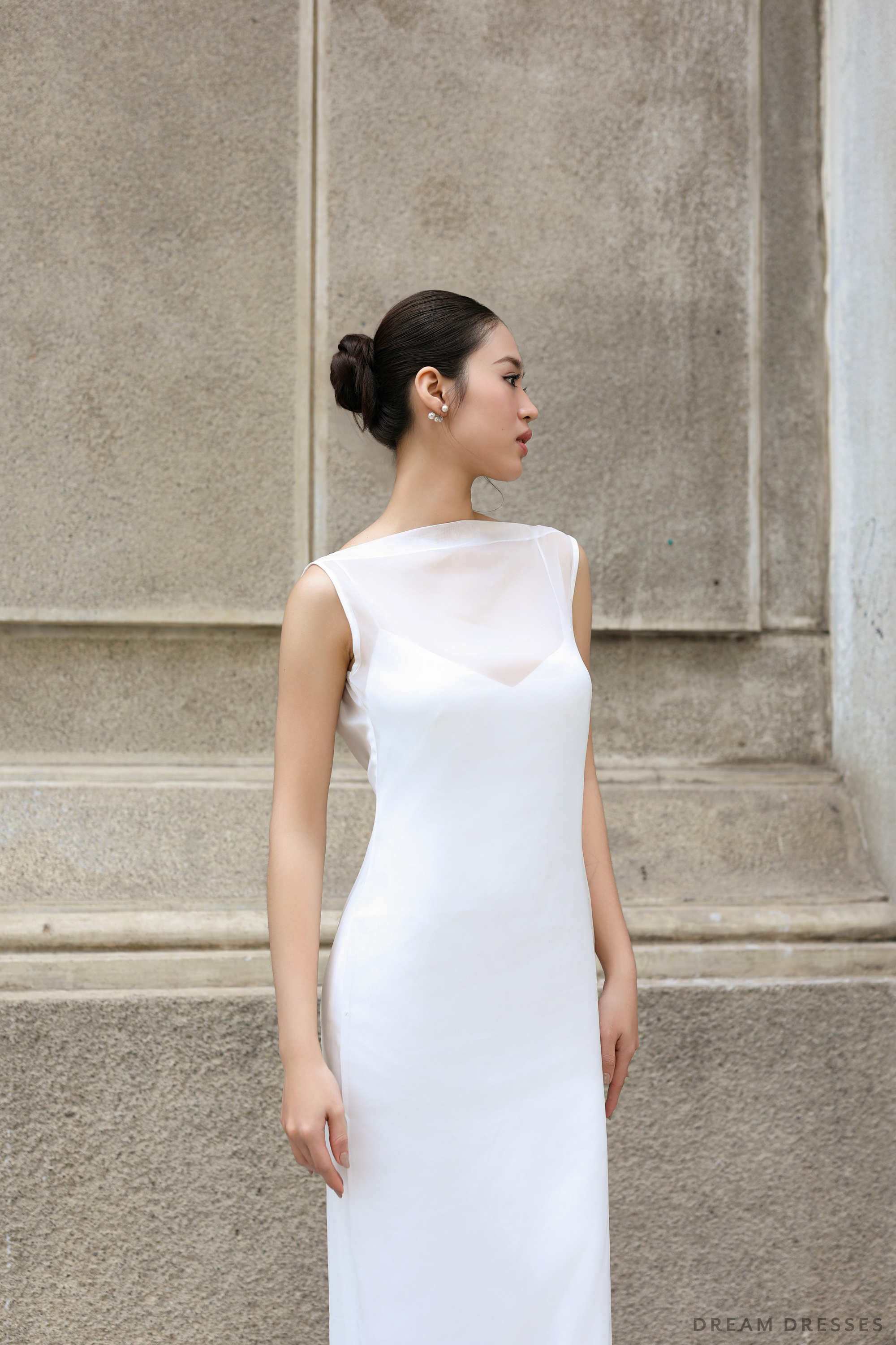 Organza Rehearsal Dinner Dress (#CELESTIA)