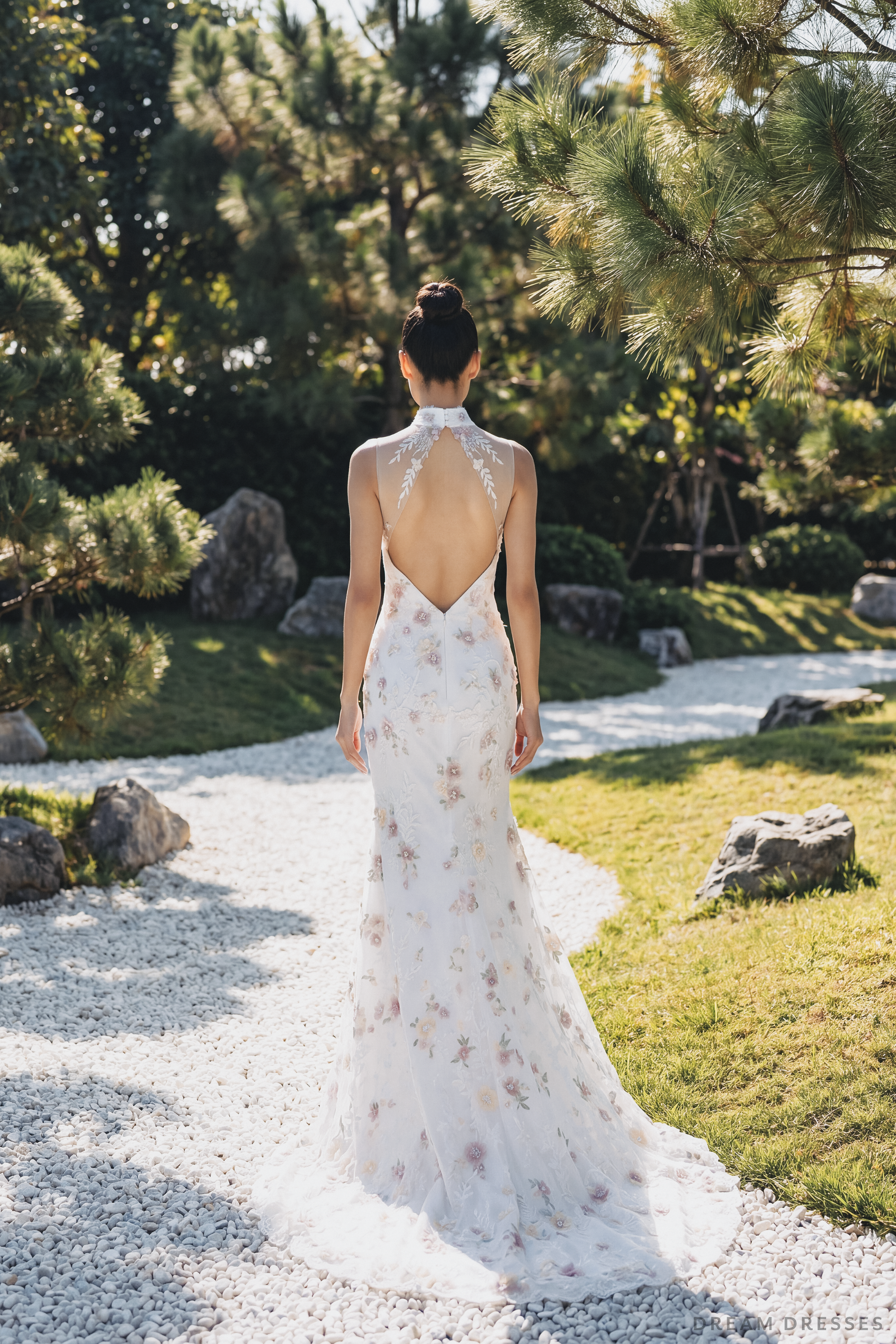 Bridal Cheongsam | Couture Lace Modern Cheongsam Bridal Dress (#ZARIA)
