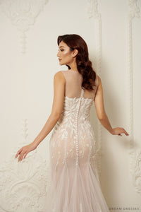 Lace Mermaid Wedding Dress (#ELYSIA) - Dream Dresses by P.M.N.
