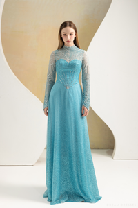Stunning Elsa-Inspired Grown with Detachable Cape (#Elsa) - Dream Dresses by P.M.N.