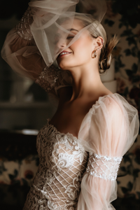 Boho Detachable Sleeves for Wedding Dress (#ADELINA) - Dream Dresses by P.M.N.