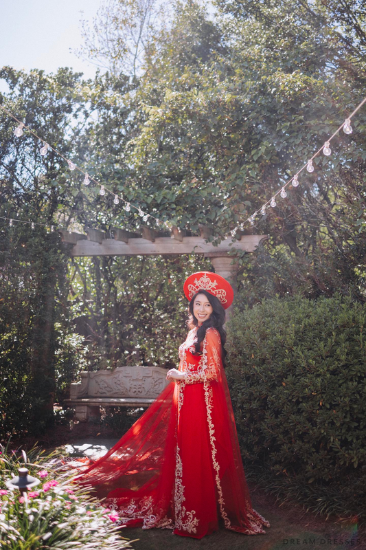 Ao Dai Hat | Vietnamese Bridal Hat (#TUEAN) - Dream Dresses by P.M.N.