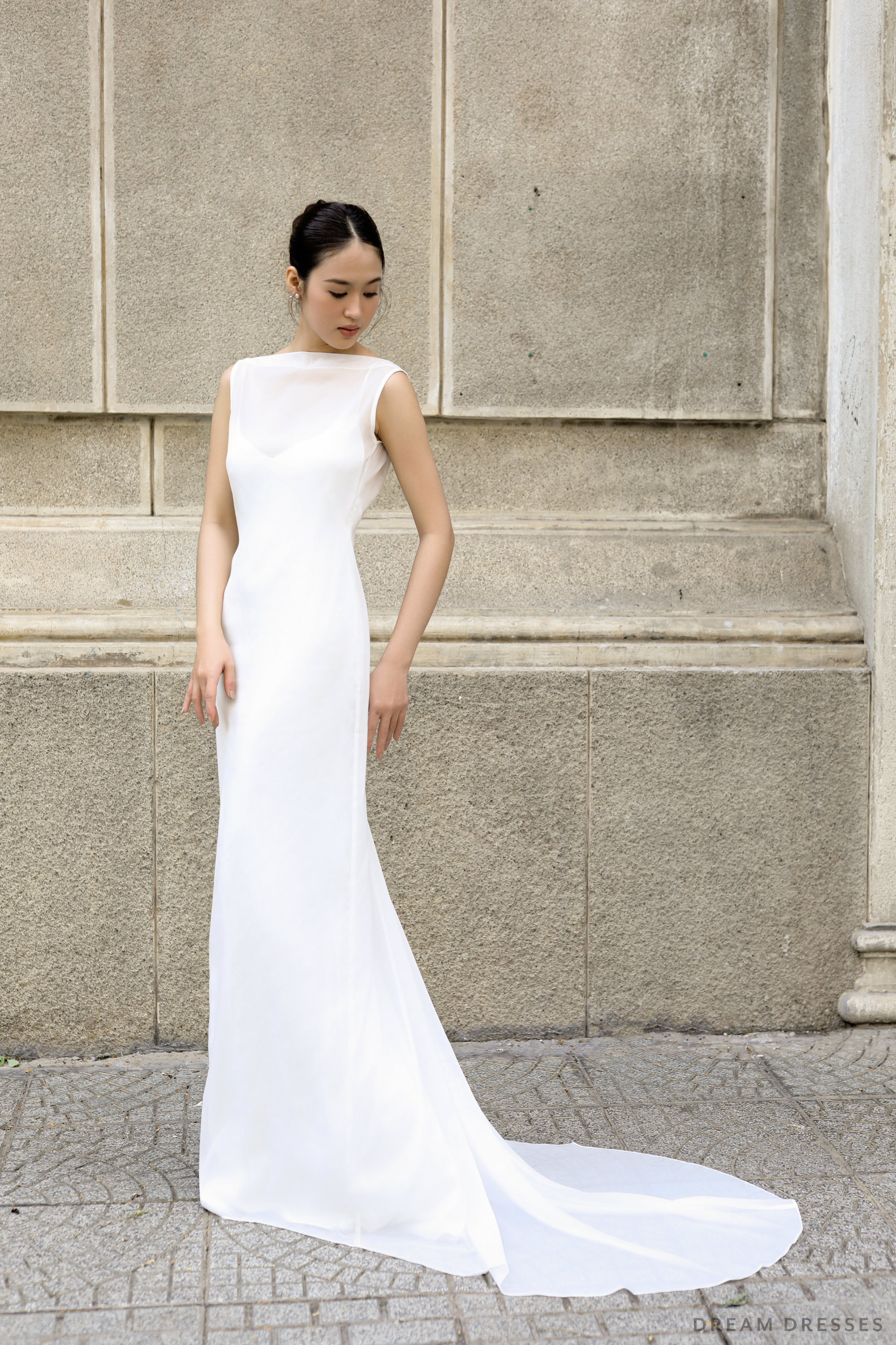 Organza Rehearsal Dinner Dress (#CELESTIA)