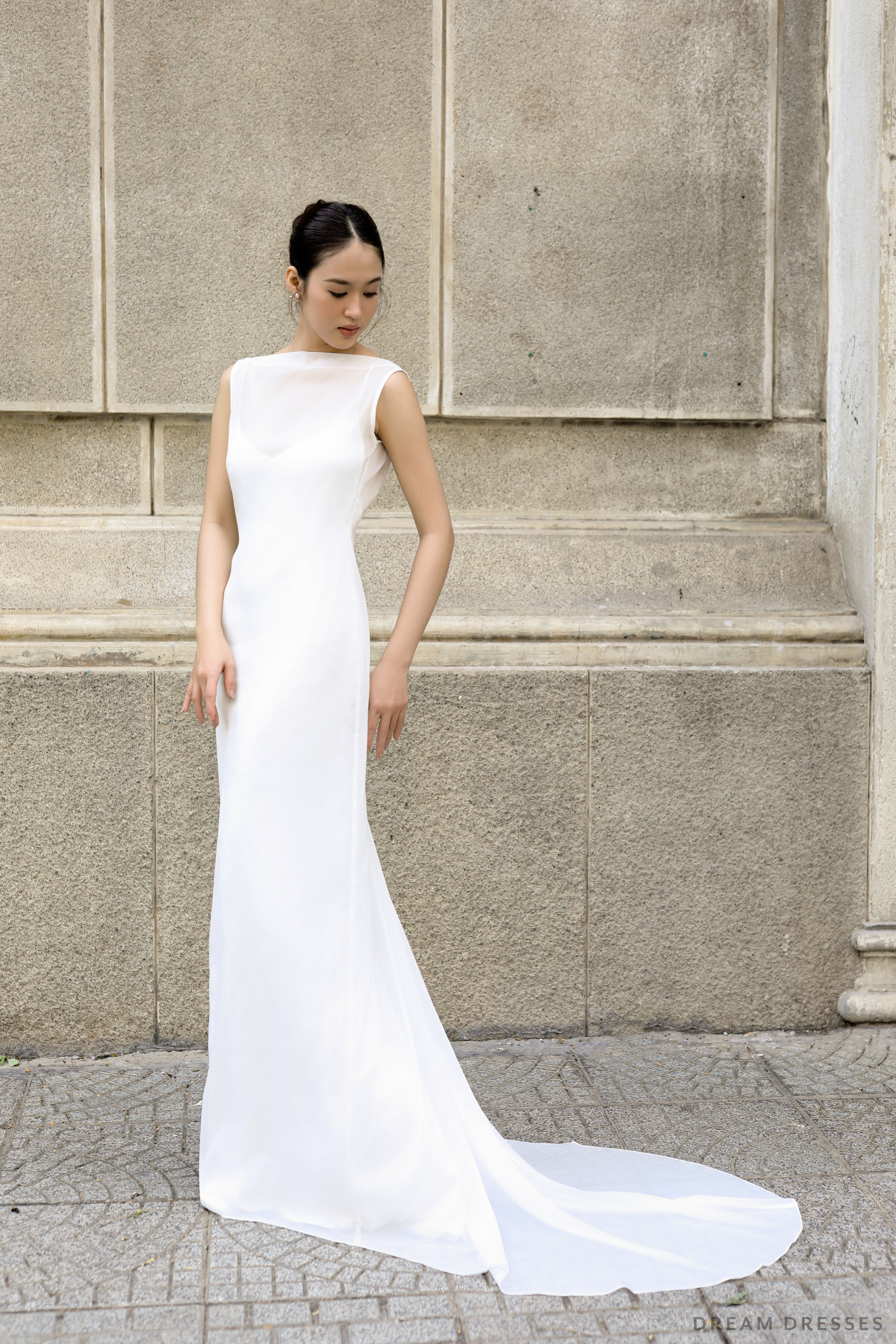 Organza Rehearsal Dinner Dress (#CELESTIA) - Dream Dresses by P.M.N.